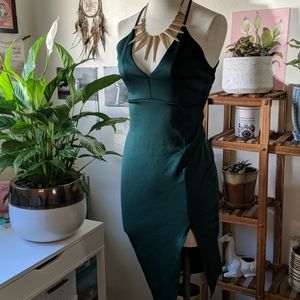 Windsor thigh slit dress